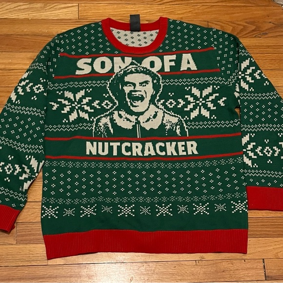 ELF The Movie - Buddy Son of a Nutcracker Men's Christmas Knitted Sweater - Picture 2 of 5